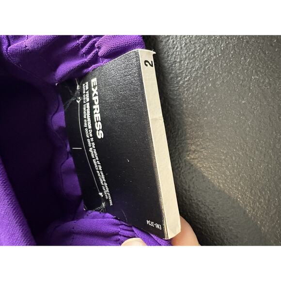 NEW Express Size 2 Women Stylist Wide Leg High Waist Pants Formal Pleated 45-10 - Picture 4 of 11